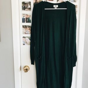 midi length cardigan